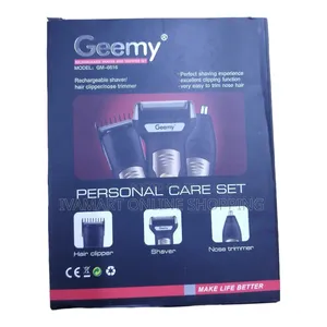 Geemy 3-in-1 Personal Care Set (Hair Clipper, Shaver and Nose Trimmer)
