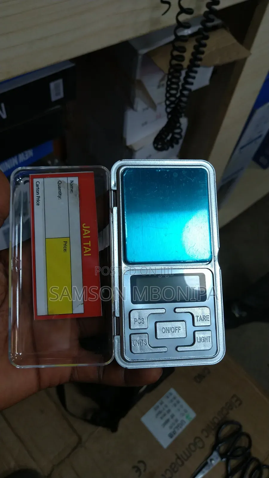 200g/0.01g Digital Precision Pocket Weighing Scale-Silver