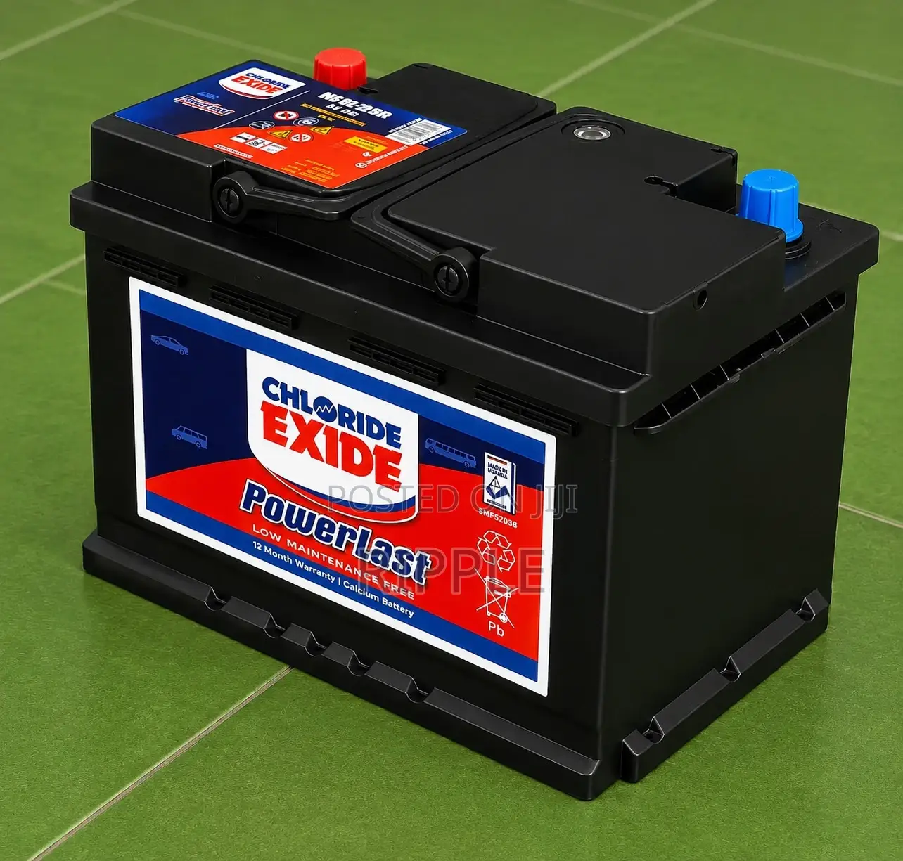 66Ah Chloride Exide PowerLast DIN66 Maintenance Free Car Battery 12V