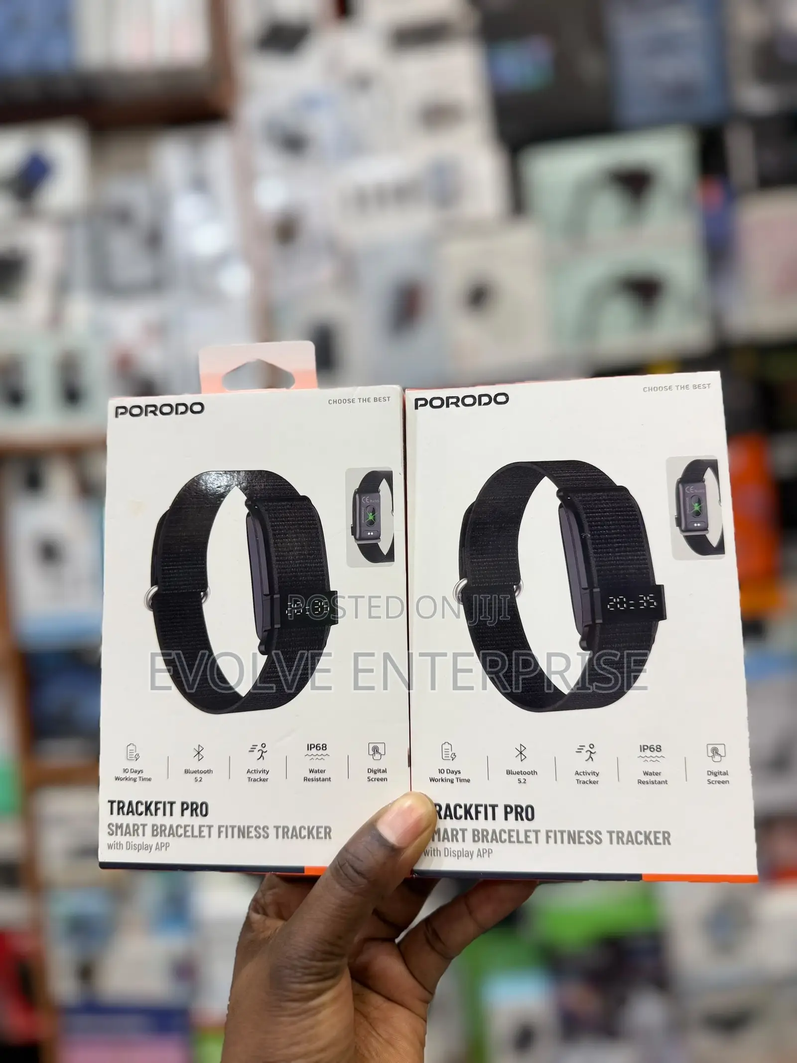 Porodo Trackfit Pro Smart Bracelet Fitness Tracker