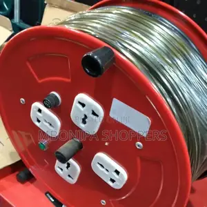100% Pure Copper Extension Cord Reel 50M Heavy Duty 4 Grounded Outlets