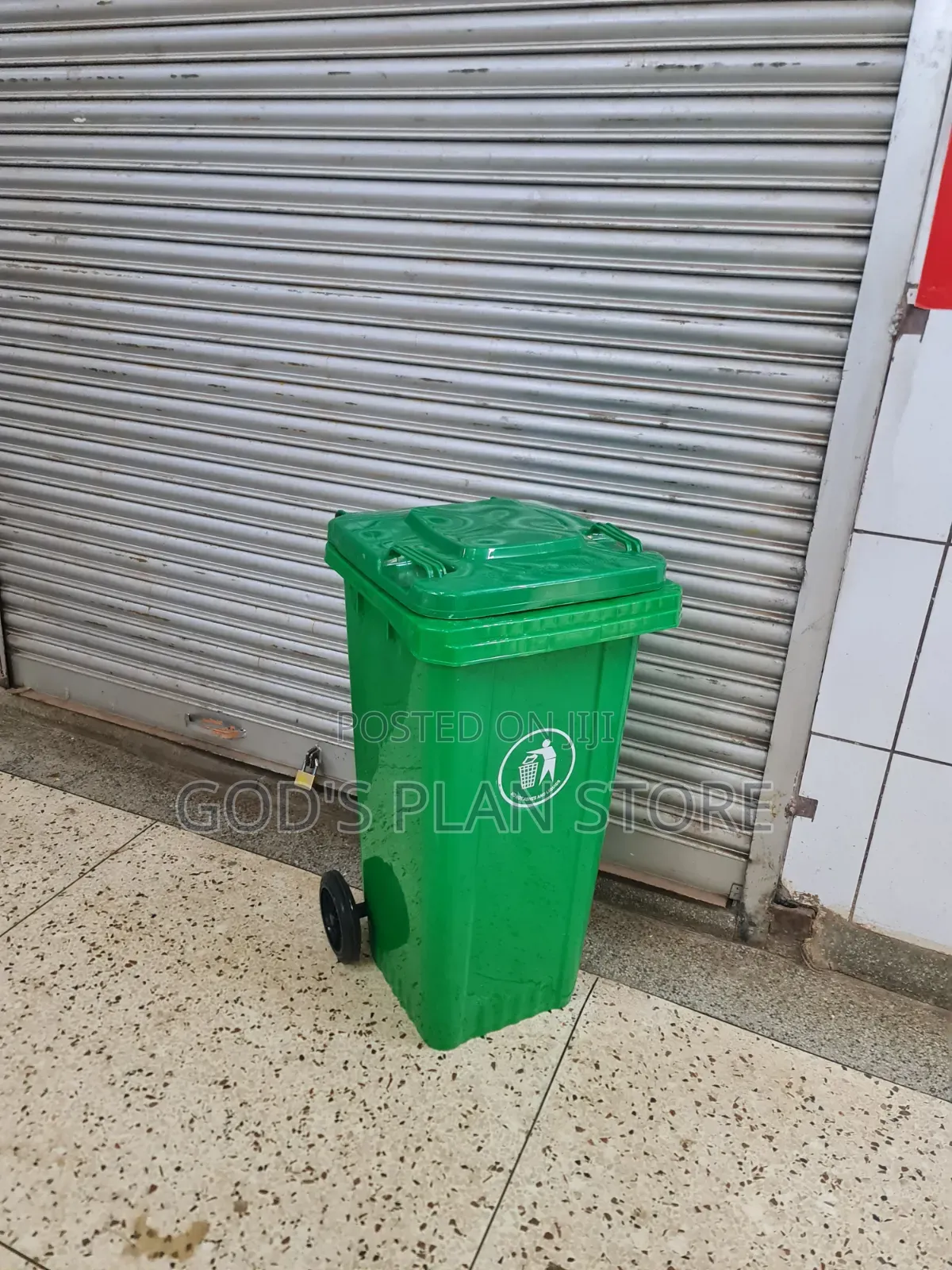 Outdoor Wheels 120litres Plastic Dust Bins Plastic Dust Bins