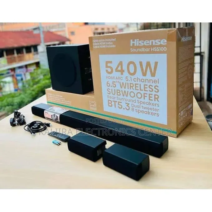 540watts Hisense Soundbar
