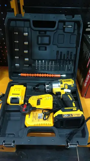 36V MAX Dewalt Brushless Cordless Hammer Drill With 2Batteries