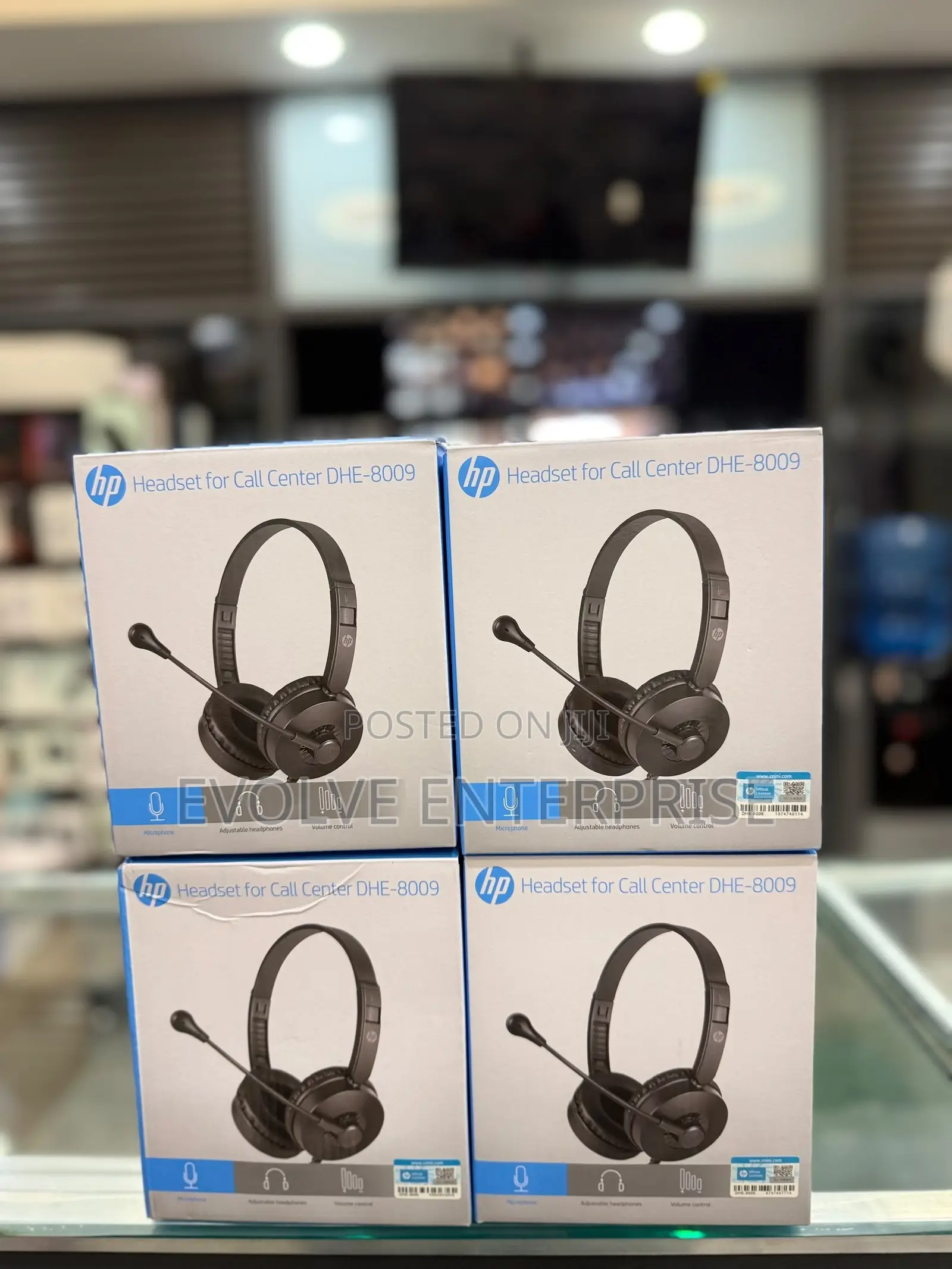 HP DHE-8009 Wired 3.5mm on-Ear Stereo Headset