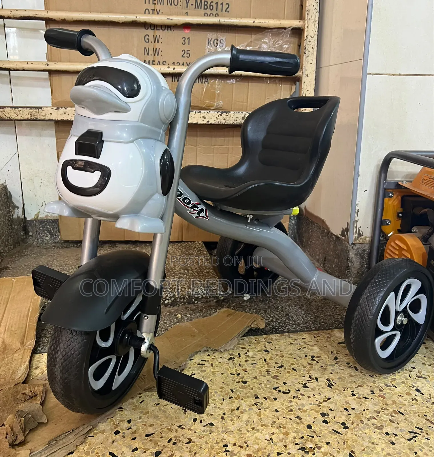 Duck Baby Tricycle Gray 1 to 4 Years