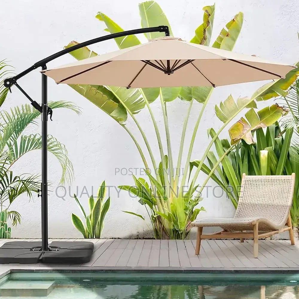 Side Pole Outdoor Garden Beach Umbrella Outdoor Garden Umbrella