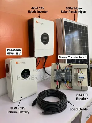 5kwh 4kva 24v Felicity Hybrid Complete Solar System