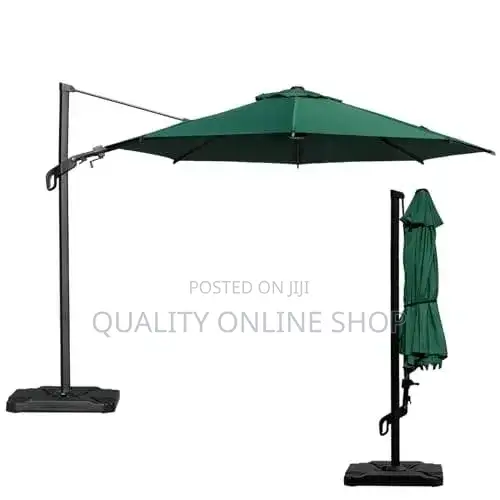 Forest Green Compound Umbrella Outdoor Garden Umbrella