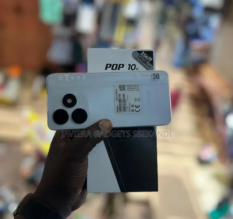 New Tecno Pop 10C 128 GB White