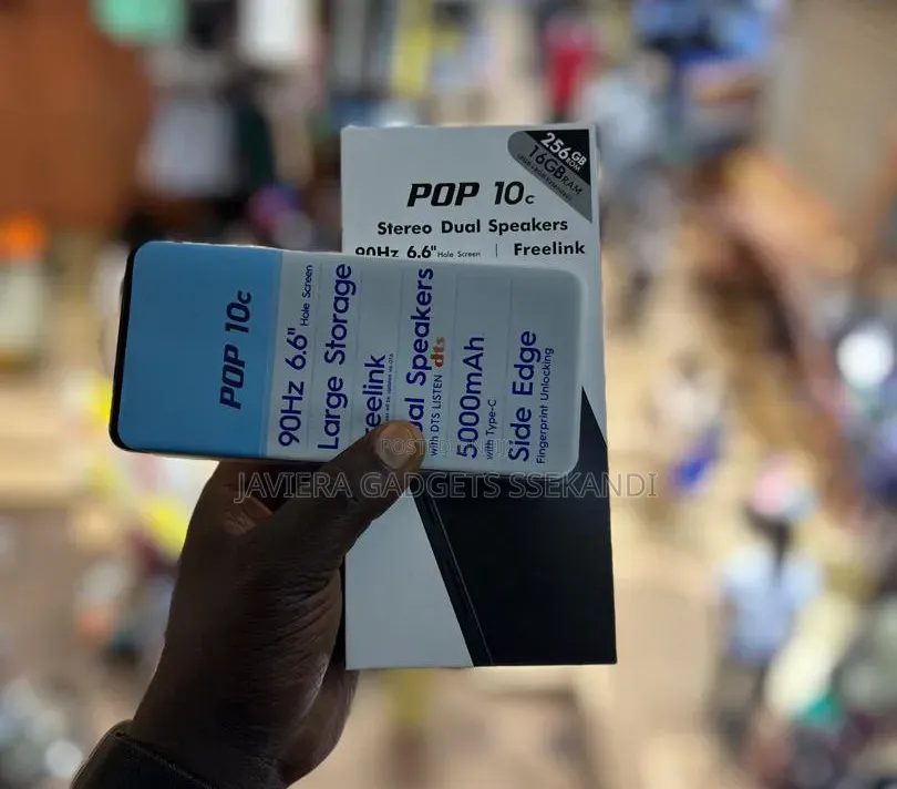 New Tecno Pop 10C 128 GB White