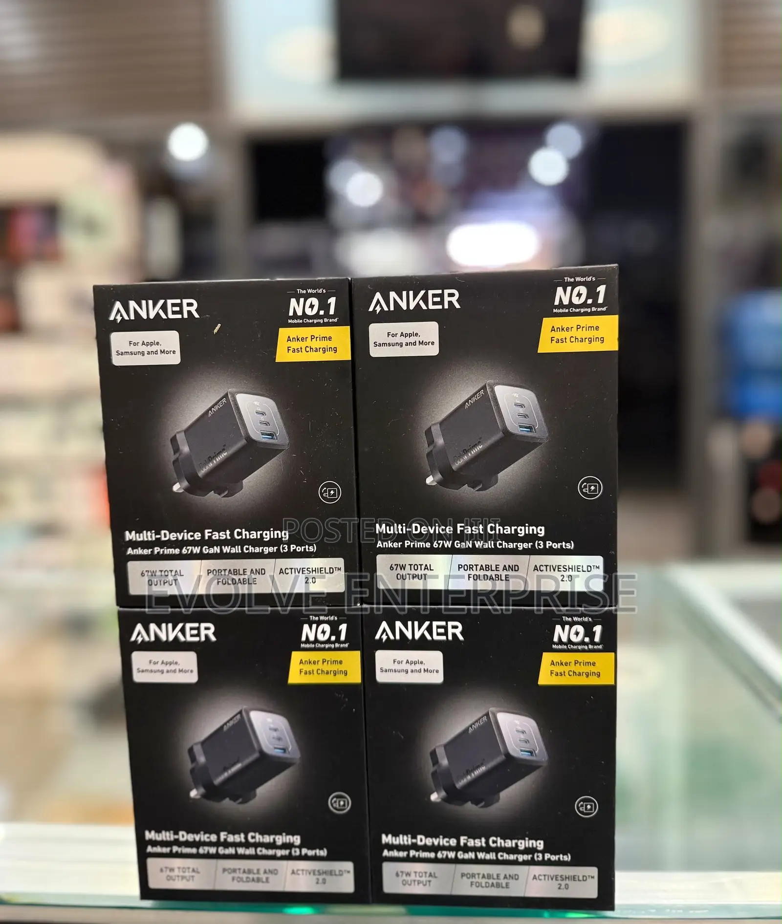 Anker Prime 67W GaN Wall Charger (3 Ports)