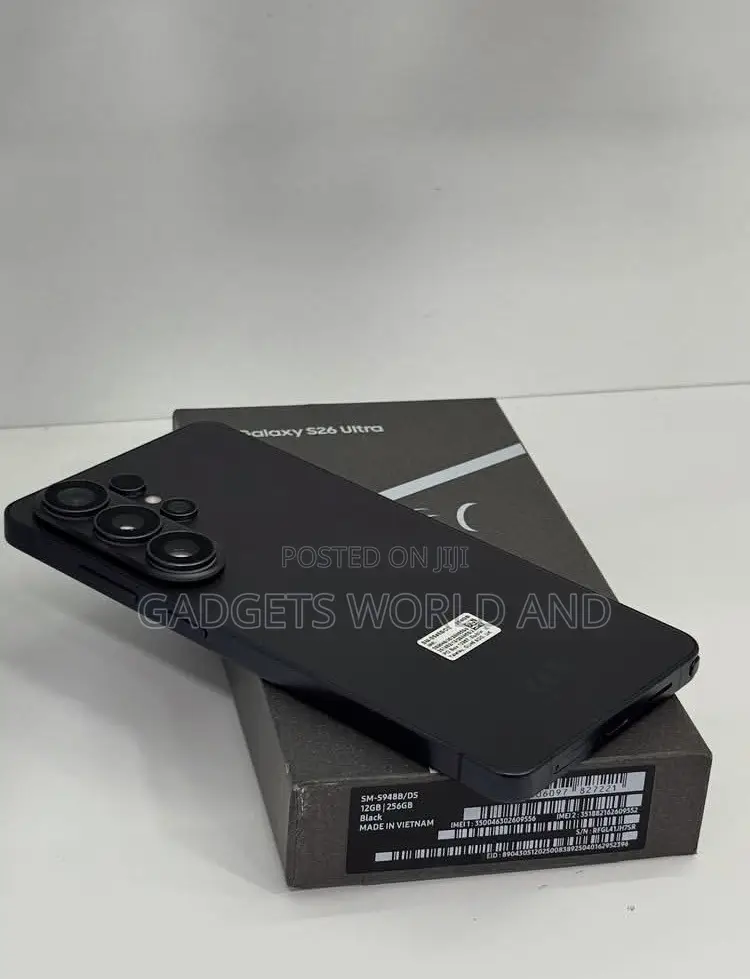 New Samsung Galaxy S26 Ultra 5G 256 GB Black