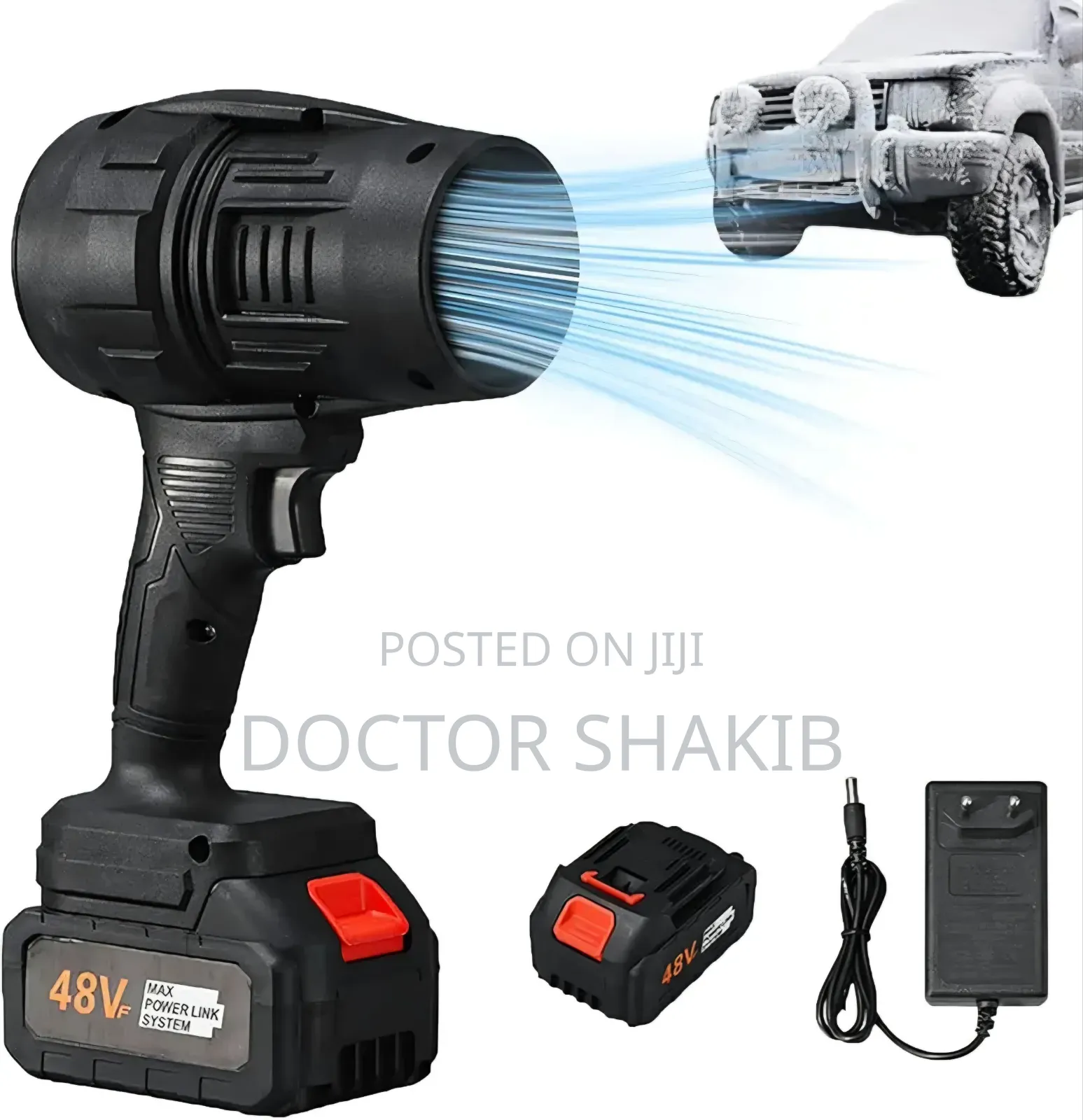Cordless Heavy-Duty Leaf Blower(Turbo Jet Blower)