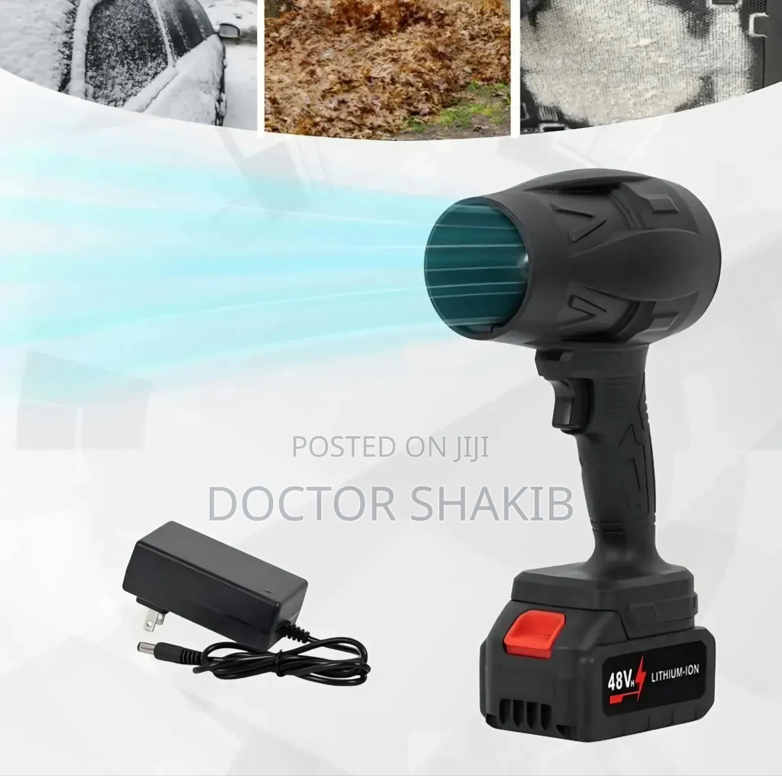 Cordless Heavy-Duty Leaf Blower(Turbo Jet Blower)