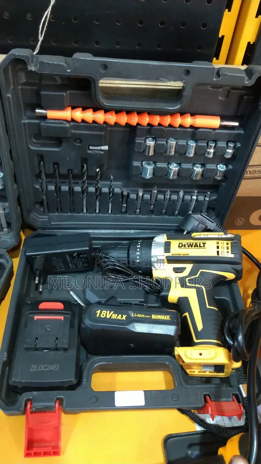 Dewalt Rechargeable Drill 18V Multi-Tool Set 2batteries Bits Accessory