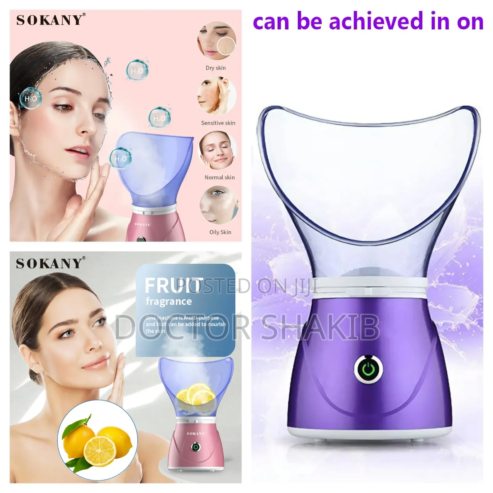 Sokany Sauna Facial Face Steamer