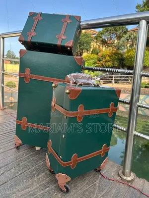 Niversal Trotter Vintage Luggage Set Features Retro PU Leather-Tr Aps,