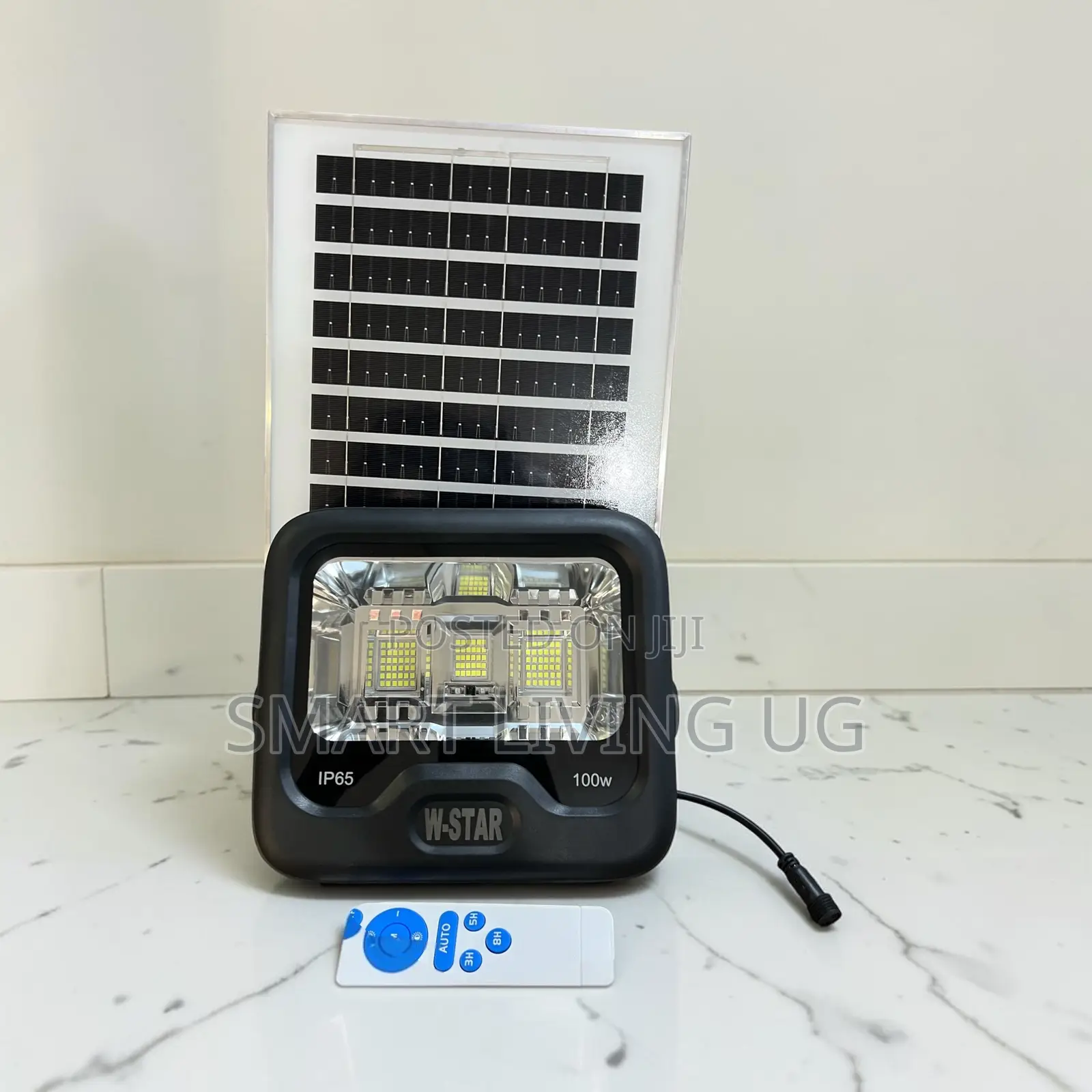 W-Star 100W Bright Solar Floodlight – Zero Electricity Bills!
