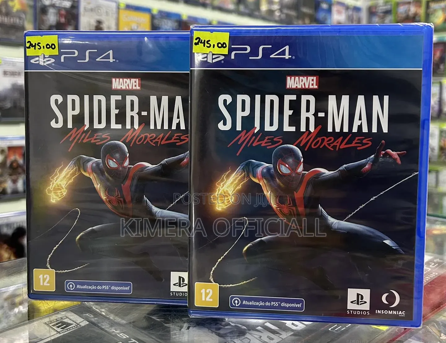 Spiderman Miles Morales for Playstation 4