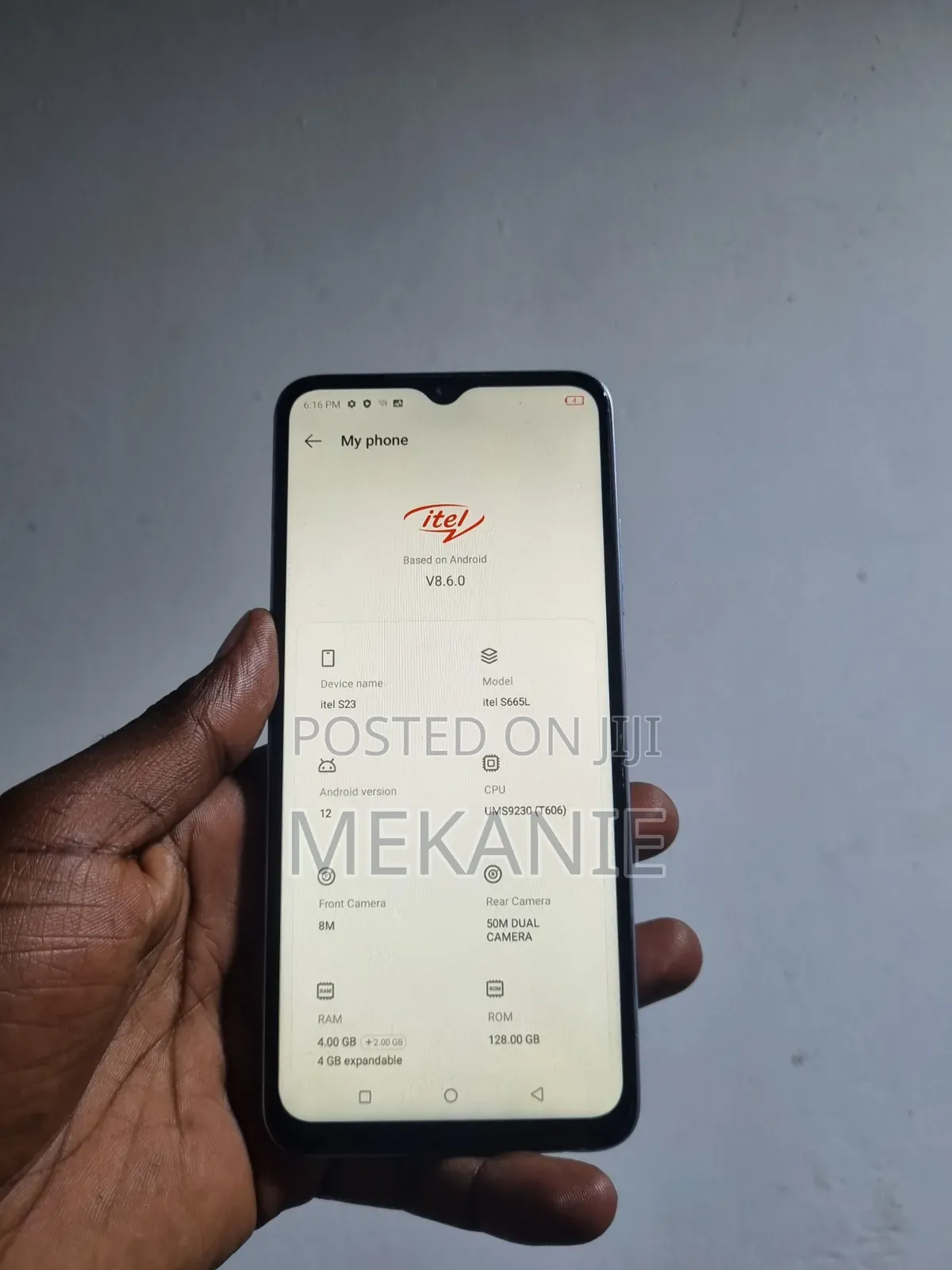 Itel S23 256 GB White