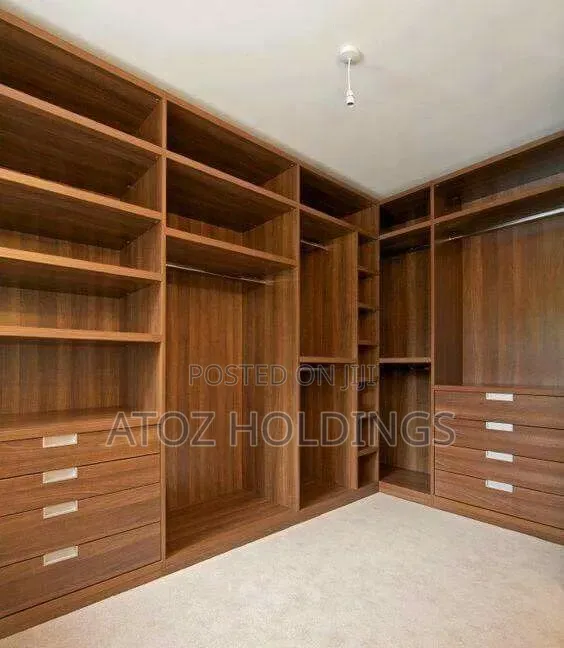 Walk-in Closets Wardrobes in Any Colour 870,000/- Per Running Meter