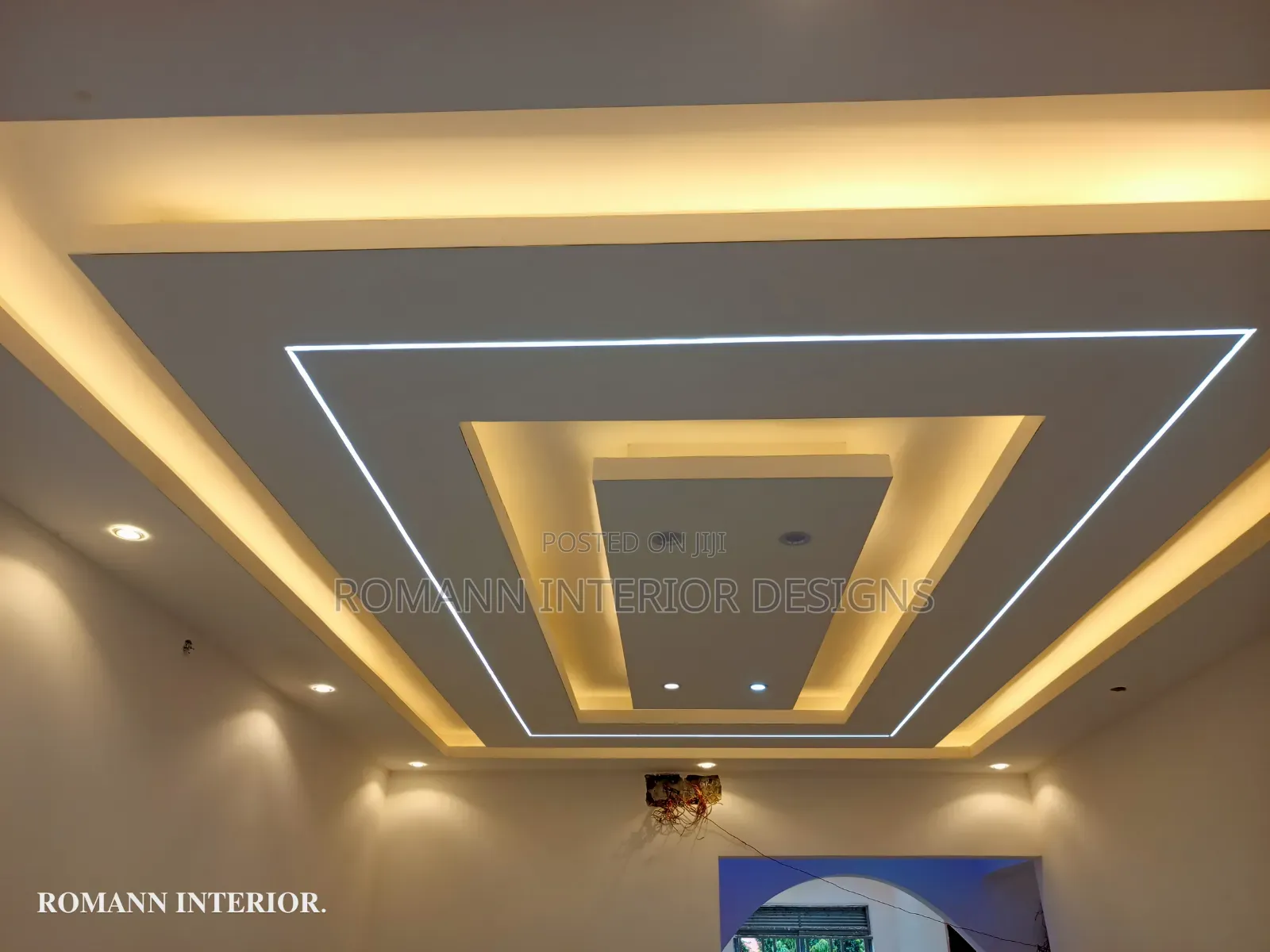 Gypsum Ceiling Designs and Electrical