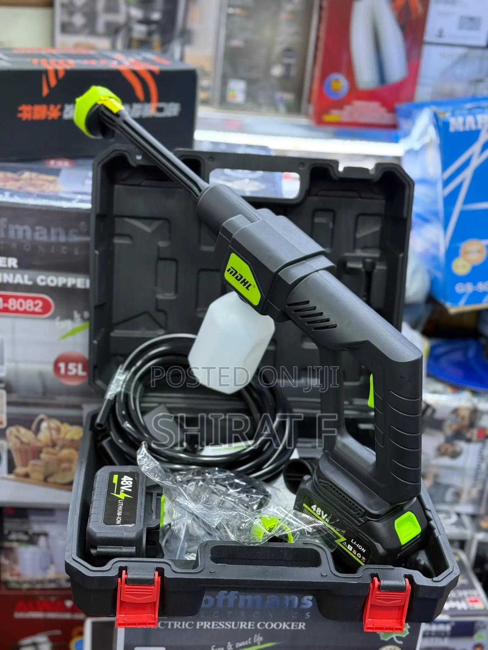 New Double Battery Pressure Washer