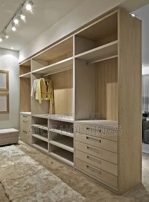 Walk-in Closet Wardrobes Made in Kampala 800,000/- Per Running Meter