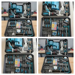 Cordless Power Drill and Household Hardware Tool Kit