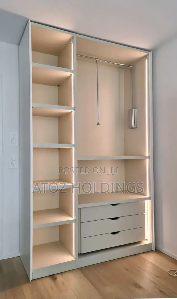 All Modern Walk-in Closets in Uganda Per Running Meter