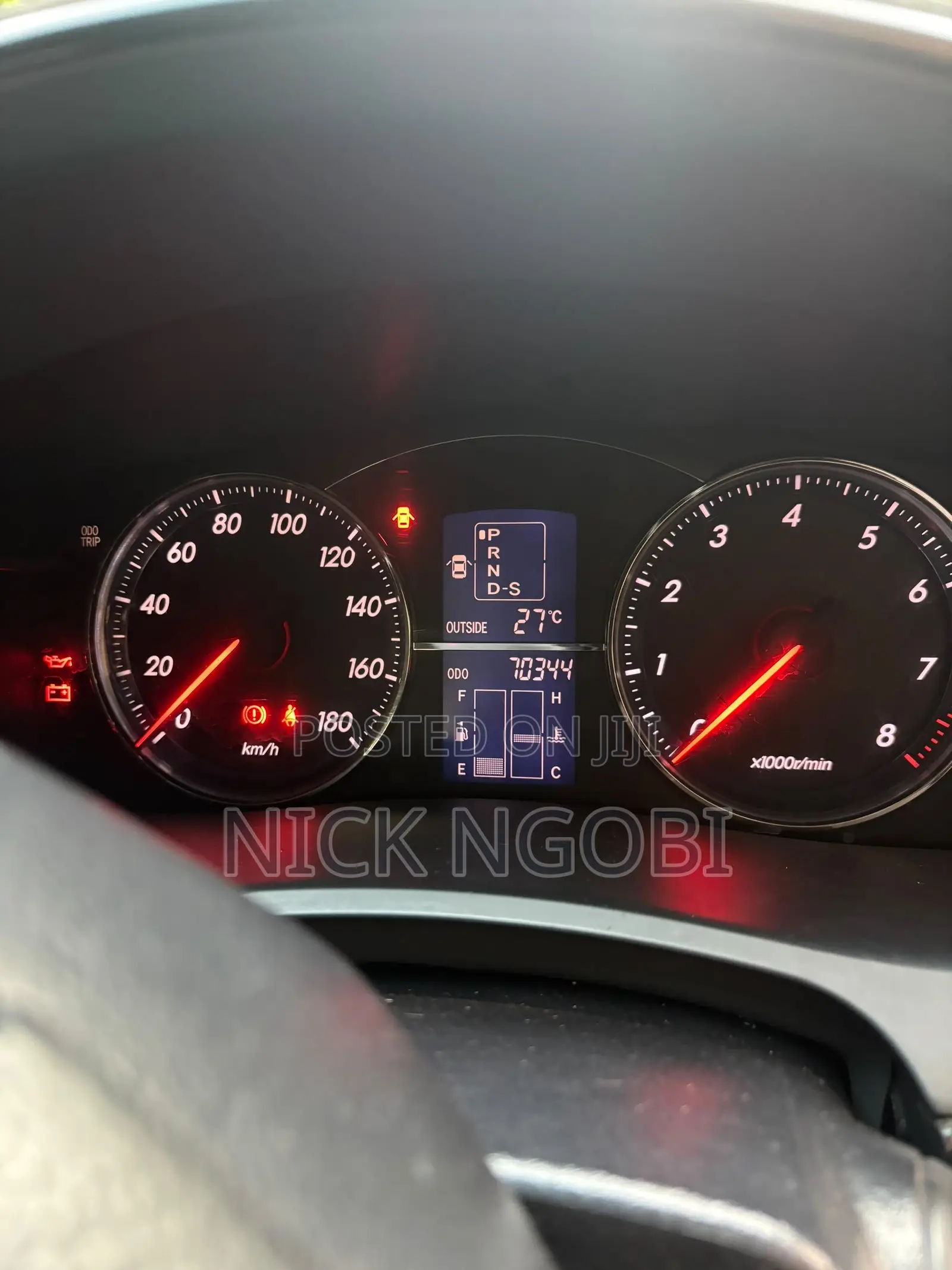 Toyota Mark X 2008 Black