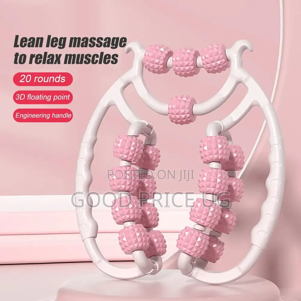 Handheld 20-Wheel Annular Leg Clamp Massager