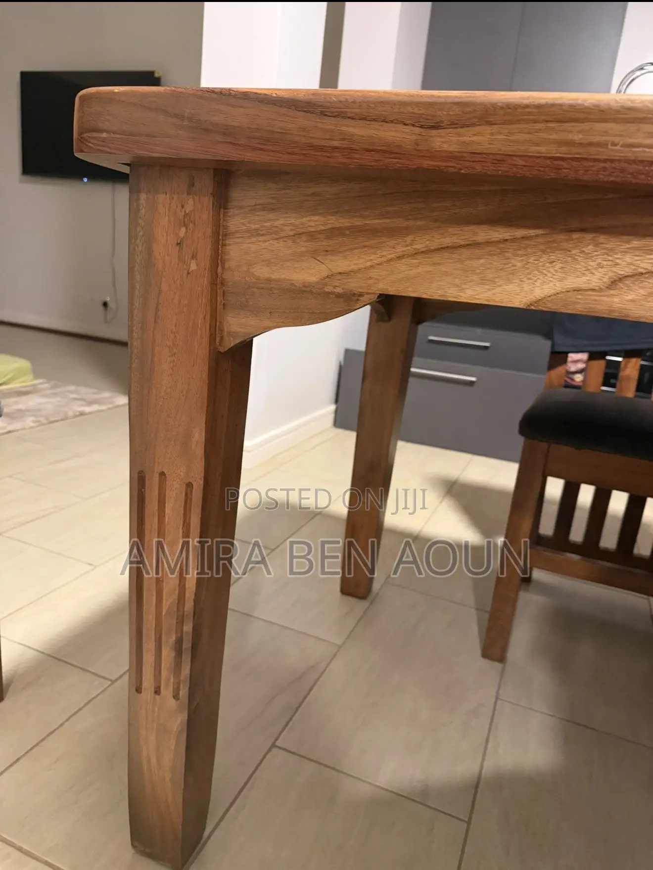 Mogavo Dining Table + 6 Chairs Excellent Quality