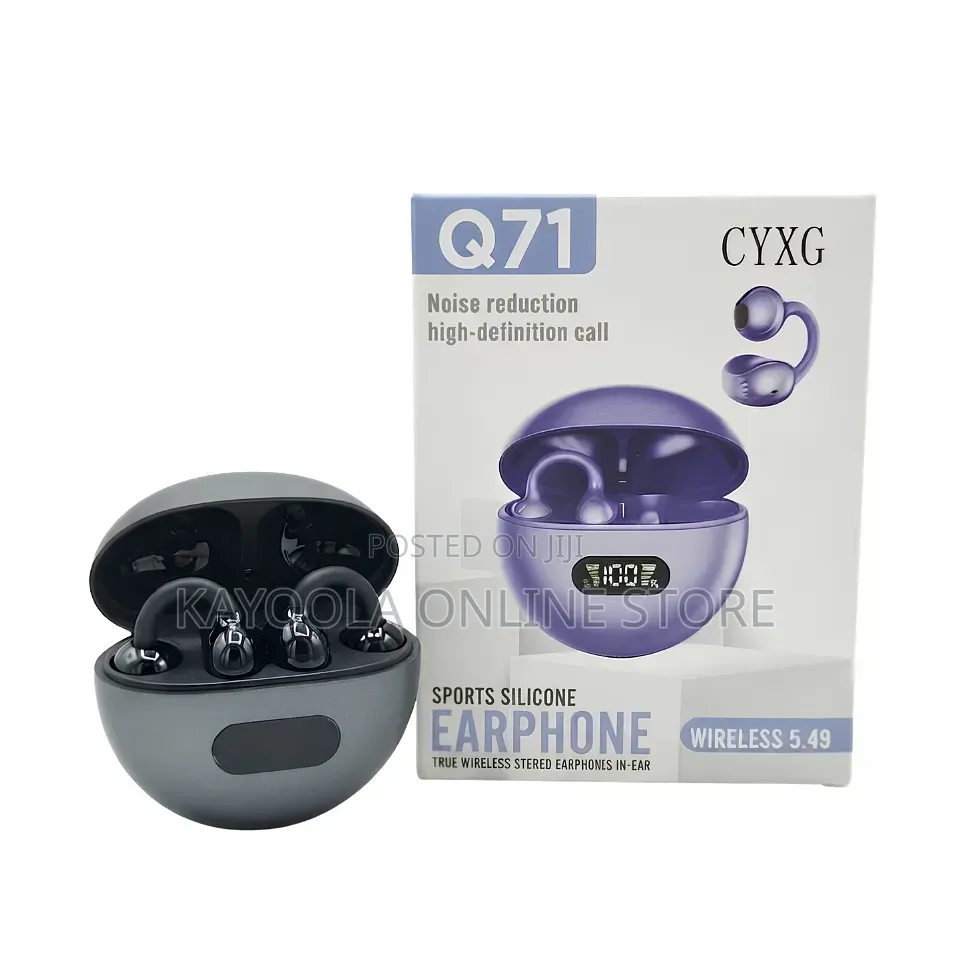 Wireless Ear - Clip Sports Earphones