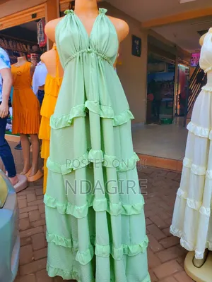 Green Halter Maxi Dress