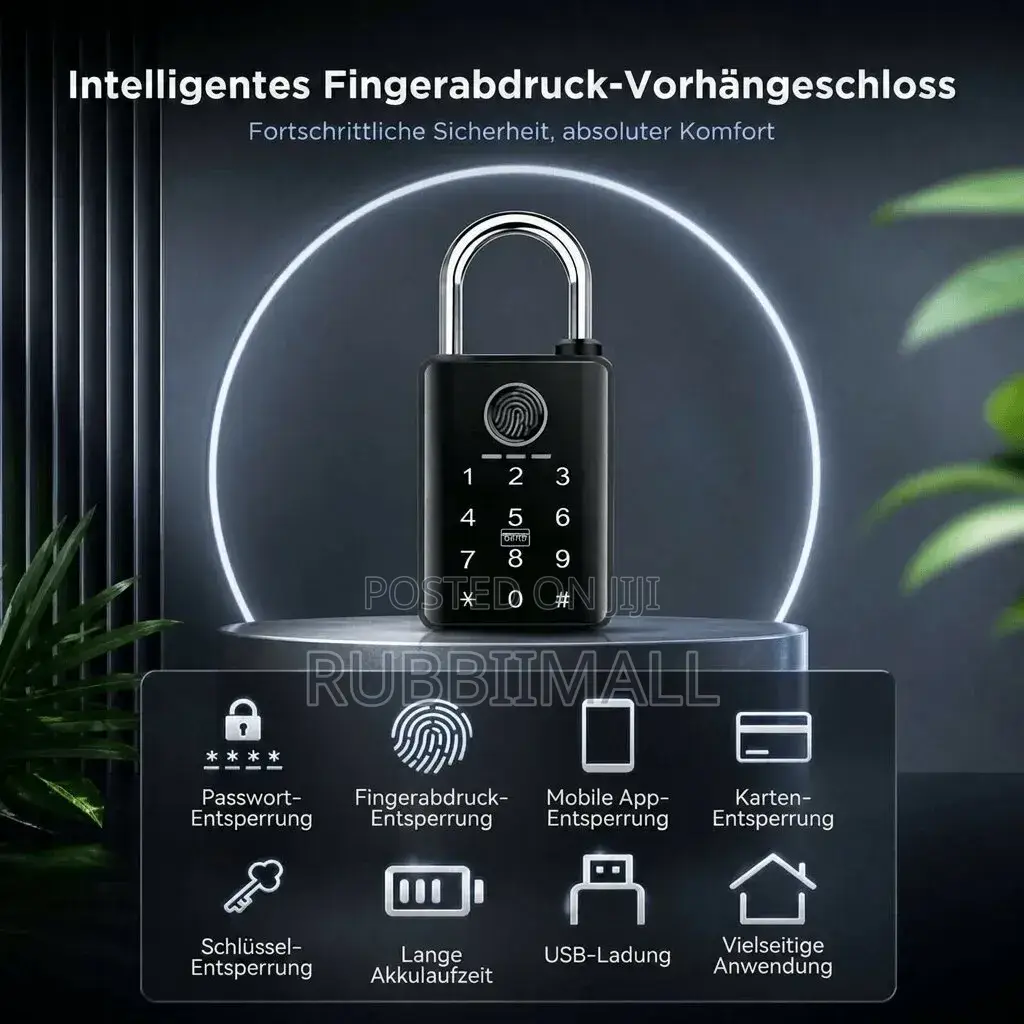 Smart 5-in-1 Keyless Padlock ~ SP002