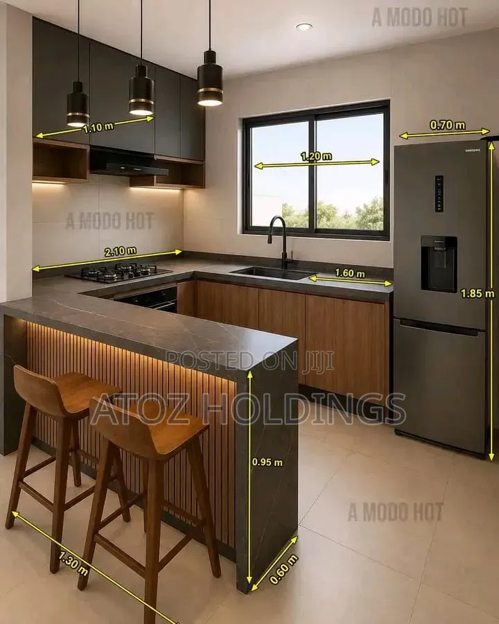 Modern Kitchen Cabinets Setup From 1,000,000/- Per Running Meter