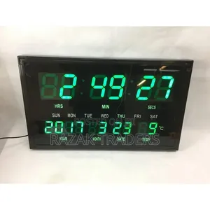 Digital LED Wall Clock Large Size 50×30cm