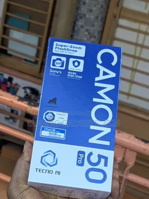 New Tecno Camon 50 Pro 256 GB Black