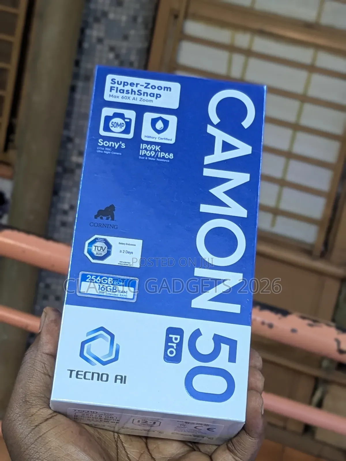 New Tecno Camon 50 Pro 256 GB Black