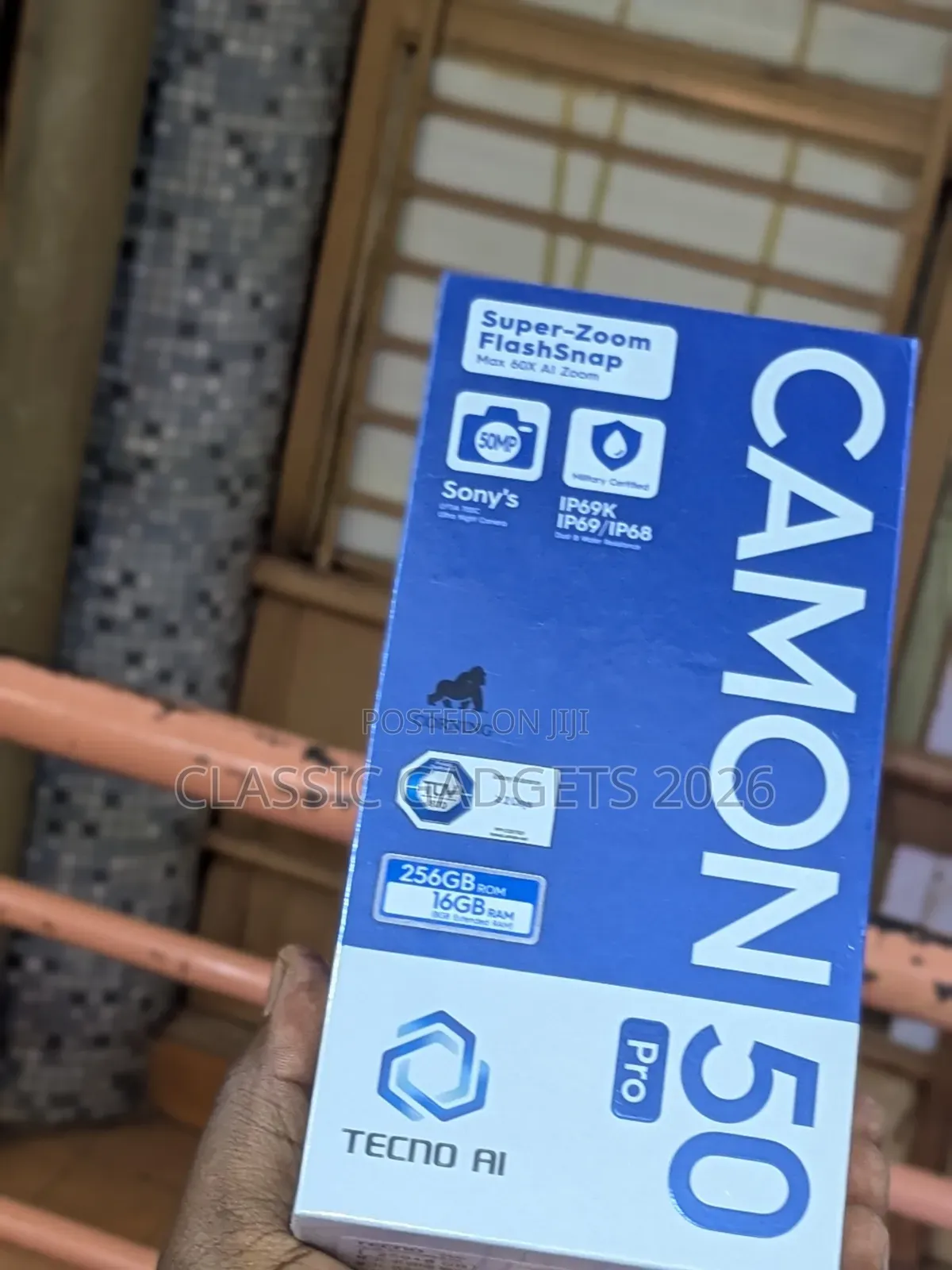 New Tecno Camon 50 Pro 256 GB Black