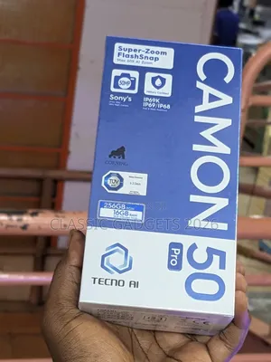 New Tecno Camon 50 Pro 256 GB Blue