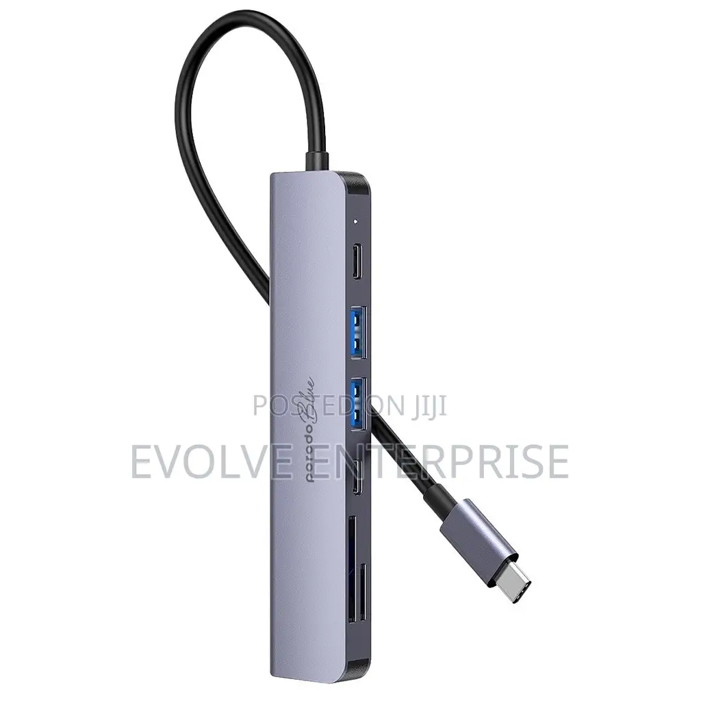 Porodo 7in1 USB C / Type C Hub