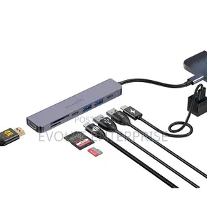 Porodo 7in1 USB C / Type C Hub
