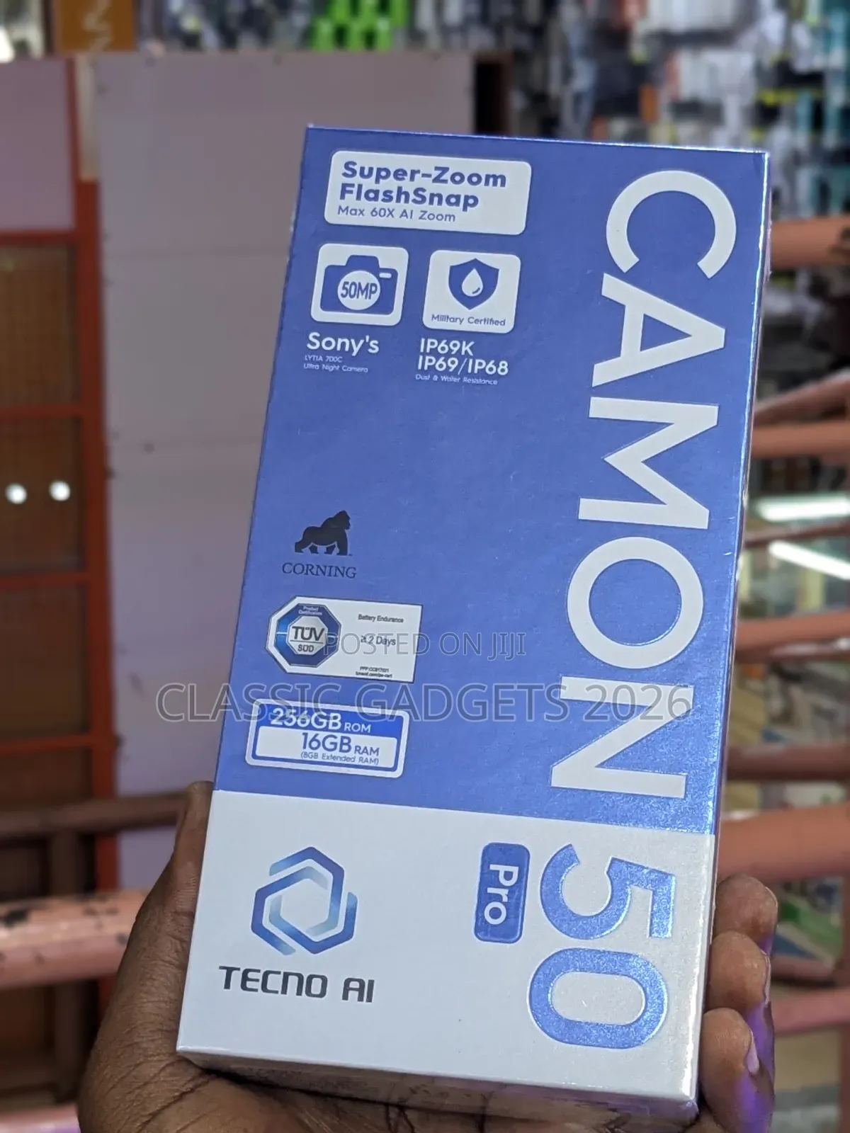 New Tecno Camon 50 Pro 256 GB Bronze