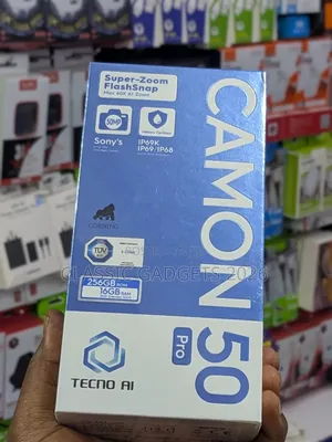New Tecno Camon 50 Pro 256 GB Gold
