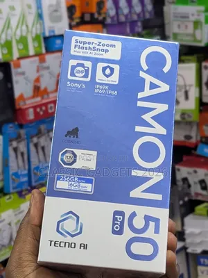 New Tecno Camon 50 Pro 256 GB Graphite