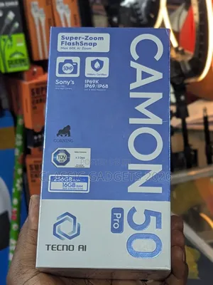 New Tecno Camon 50 Pro 256 GB Graphite