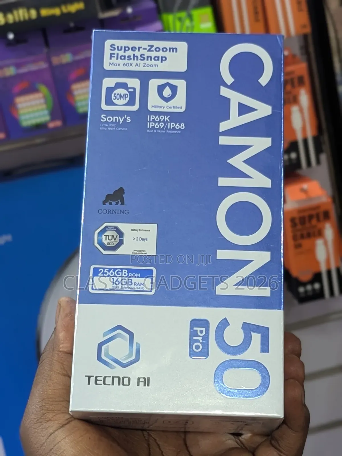 New Tecno Camon 50 Pro 256 GB Graphite